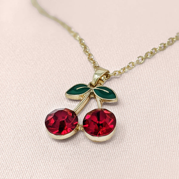 Lovett & Co Cherry Pendant Necklace – Jewella