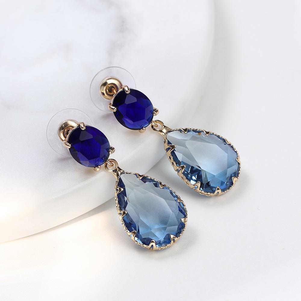 Sapphire Bridal Earrings Crystal Bridal Earrings Blue Sapphire - Etsy Hong  Kong